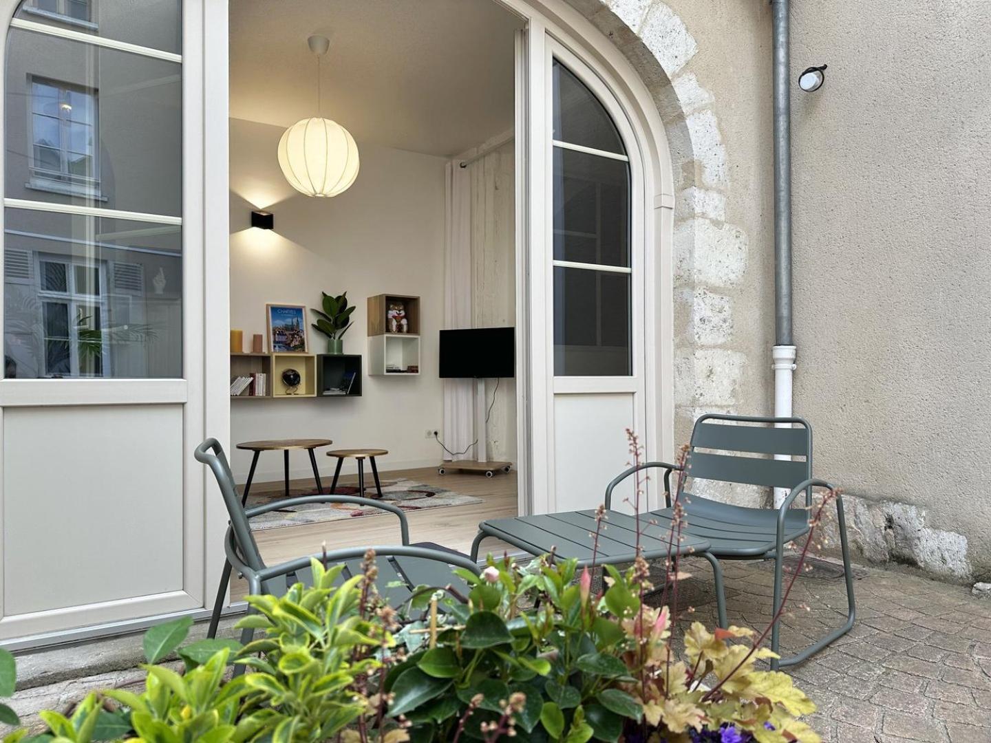 L'Equinoxe - Coeur De Ville Avec Terrasse Chartres Exterior foto